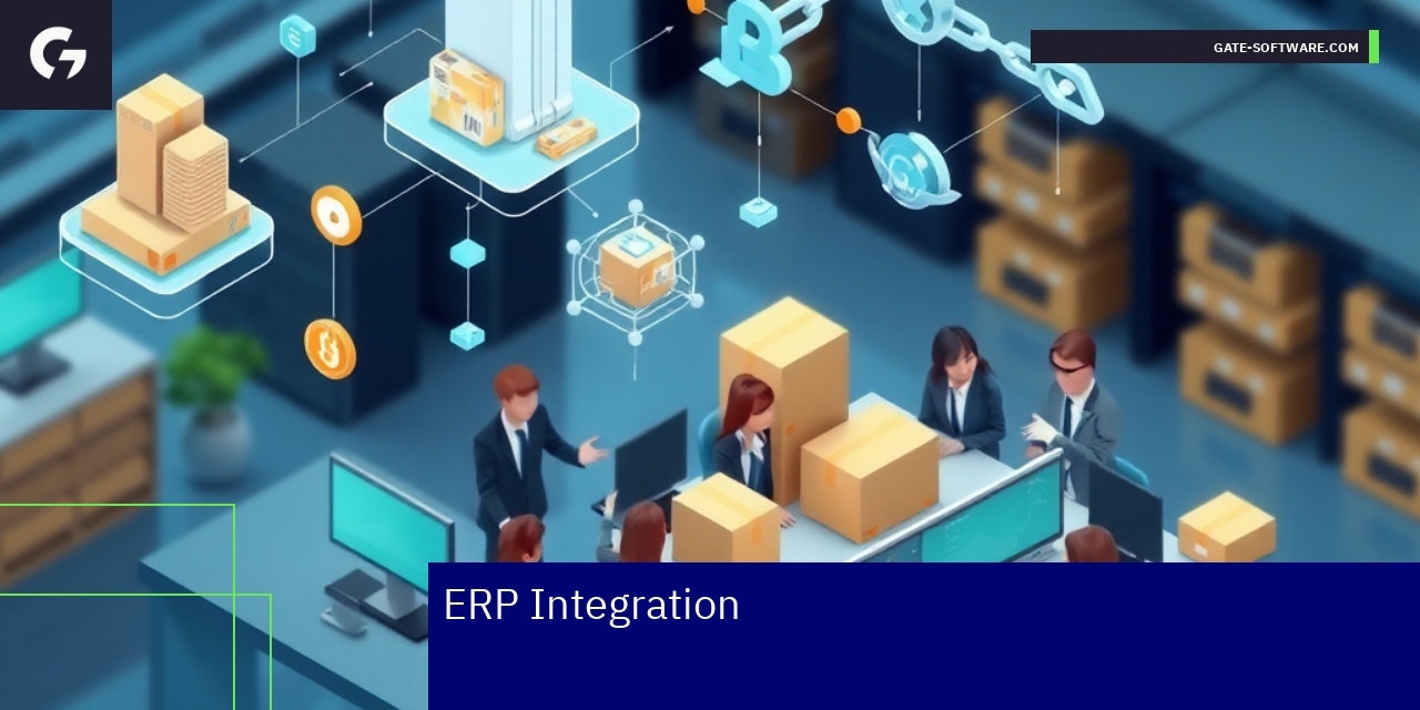 Business process automation with ERP and B2B platform