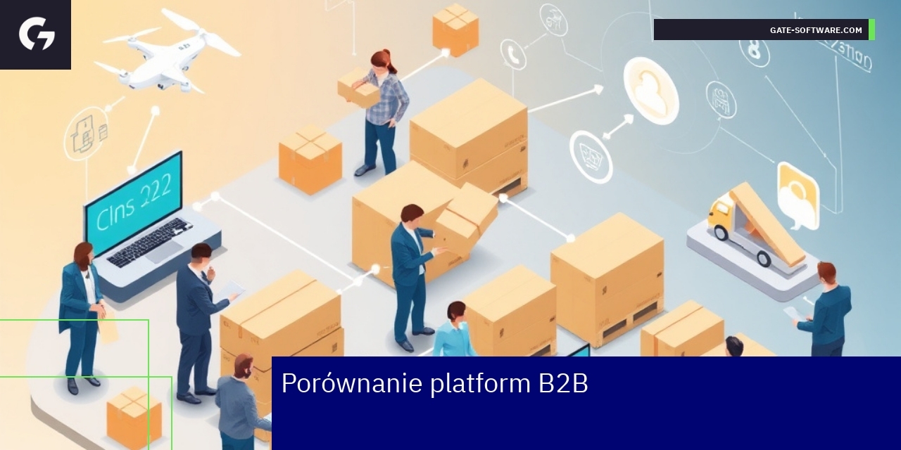 Analiza platform B2B dla biznesu e-commerce Schemat funkcjonalności i zalet platform B2B