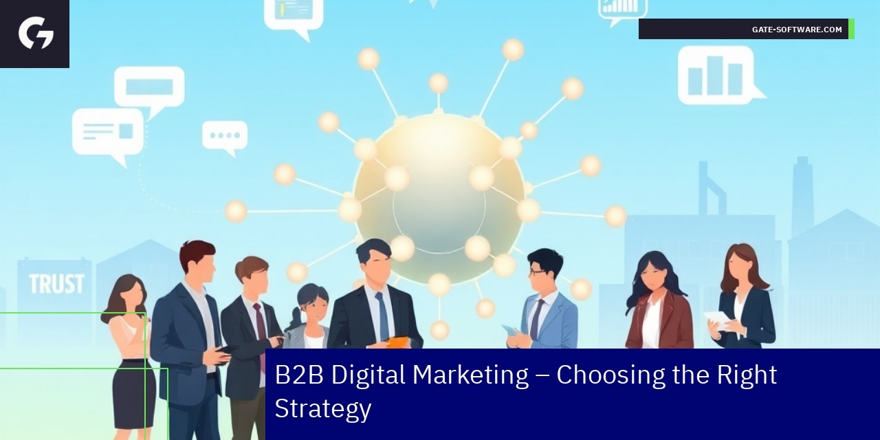 Effective B2B Digital Marketing Strategy Business clients engaging with digital marketing channels