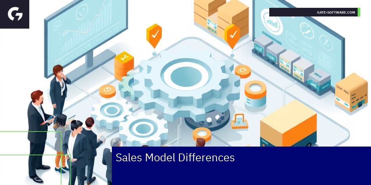 Key Differences Between B2B and B2C Sales Models Illustration of B2B and B2C sales process differences