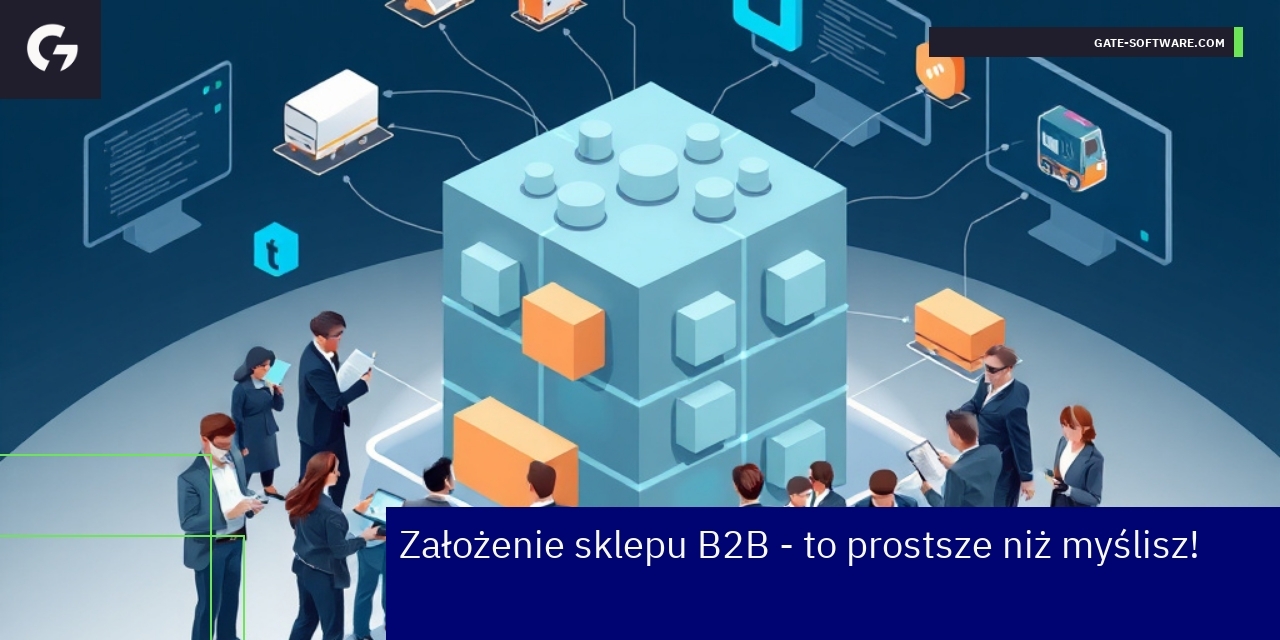 Schemat sklepu internetowego B2B i integracji systemów