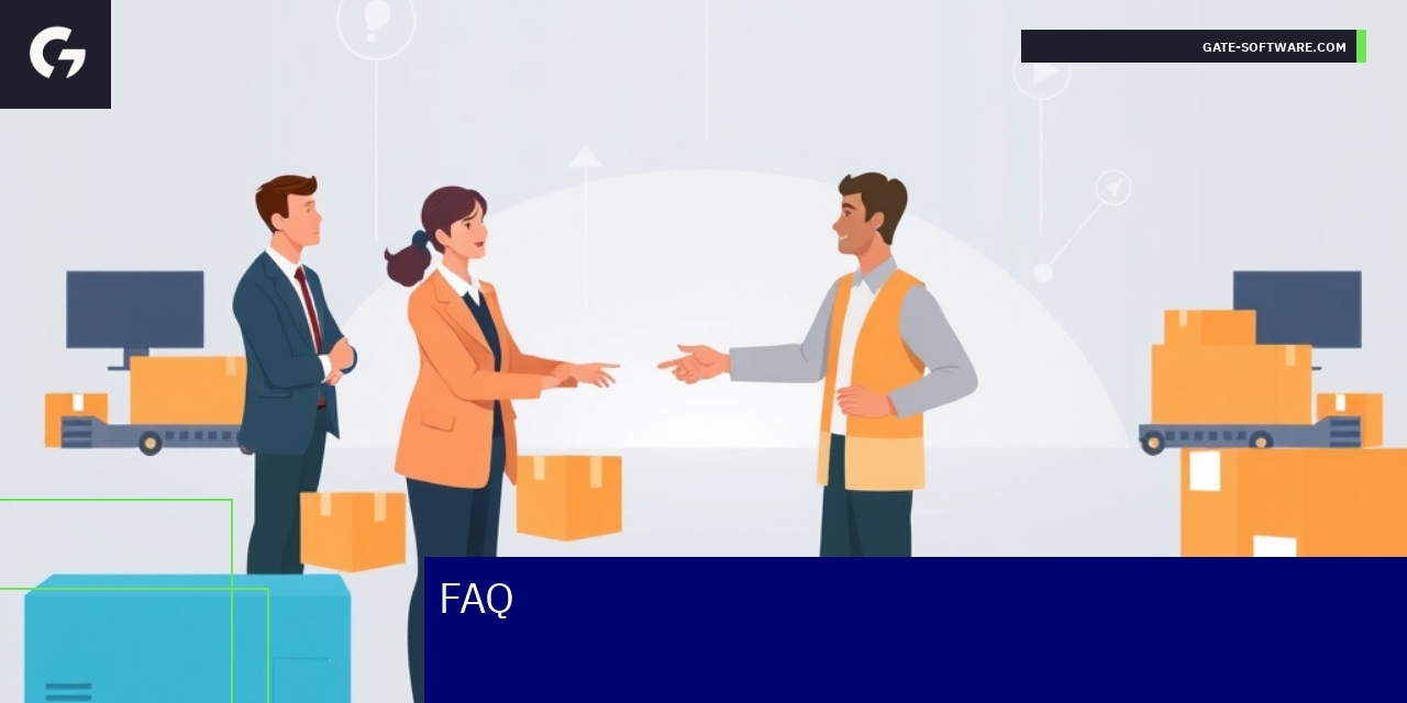 Schemat wdrożenia platformy B2B z liczbami i ikonami