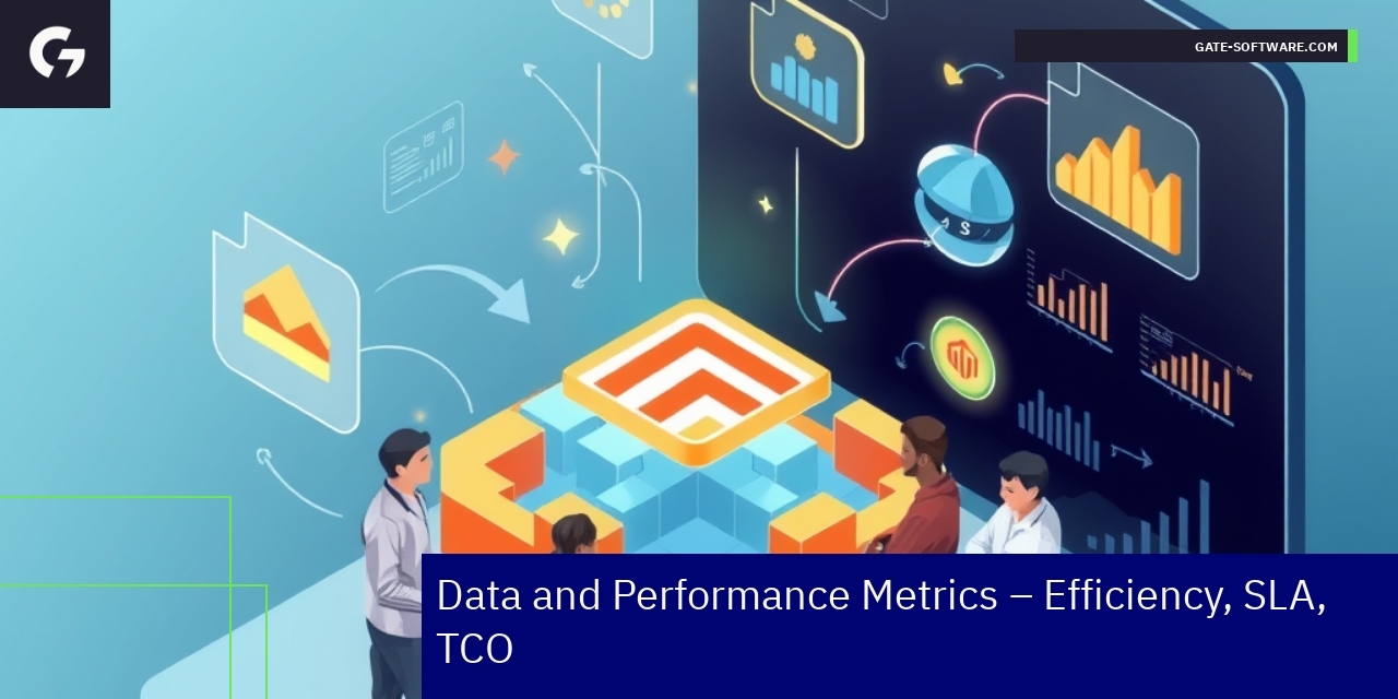 Graph showing project efficiency and cost metrics