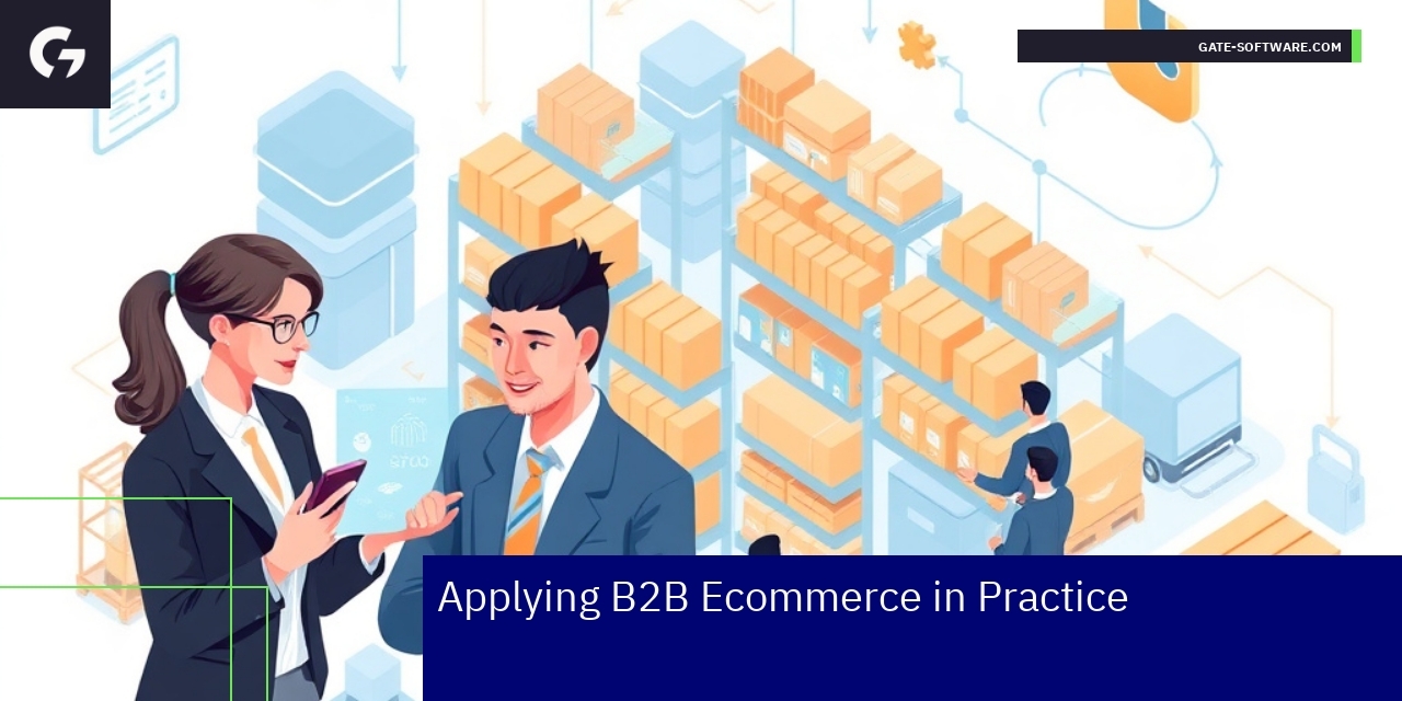 B2B Ecommerce Practical Approach and Costs B2B ecommerce workflow and cost planning diagram