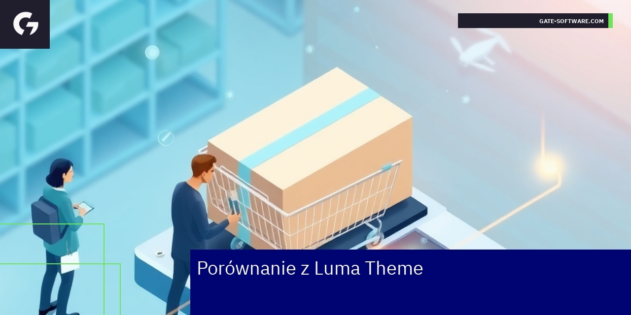 Schemat przedstawiający zalety Hyva Theme Magento 2