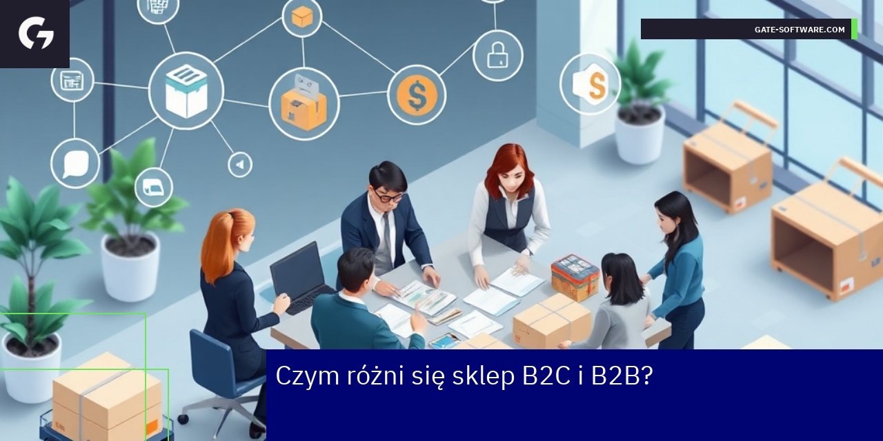 Różnice i korzyści sklepów B2B i B2C schemat strategii marketingowej B2B i funkcje platformy