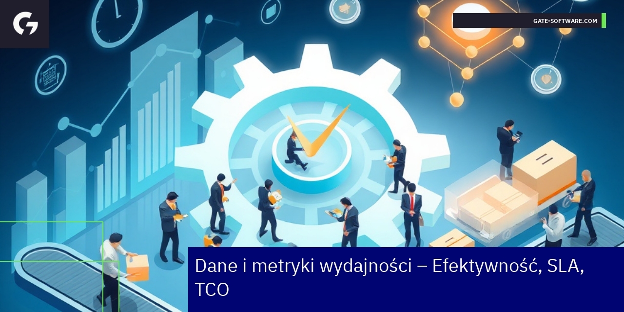 Wykresy i dane dotyczące efektywności projektów B2B