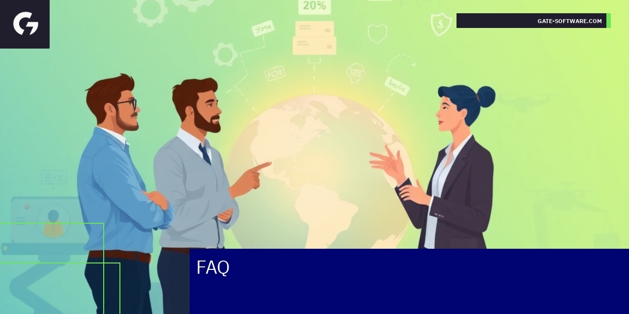 Ilustracja systemu B2B z elementami technologicznymi