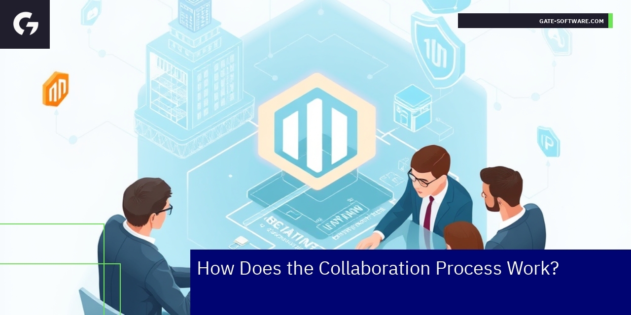 Team collaborating on Magento 2 implementation plan