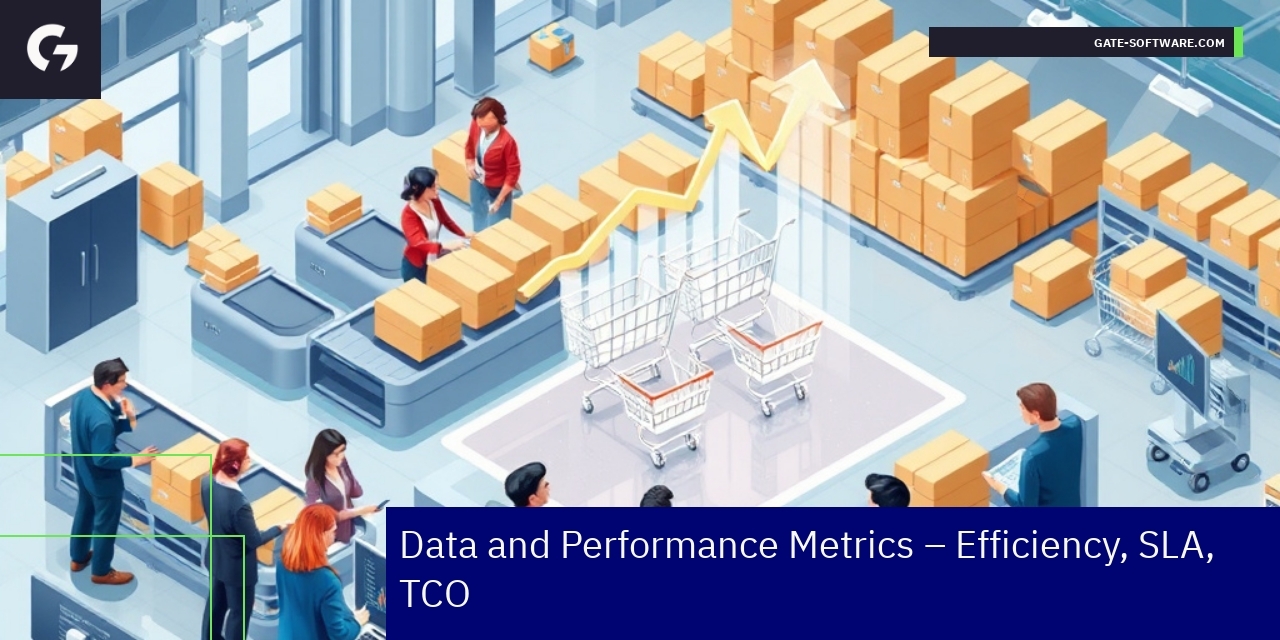 Charts showing project performance and cost savings