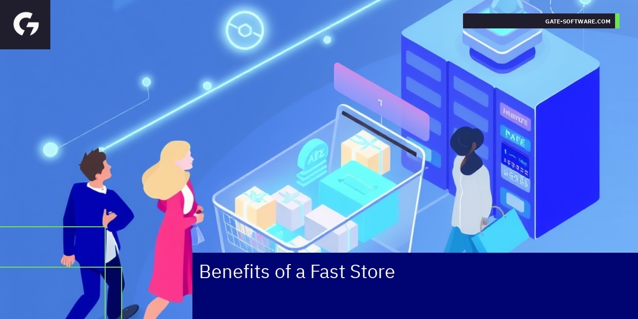 Graph illustrating factors improving online store speed