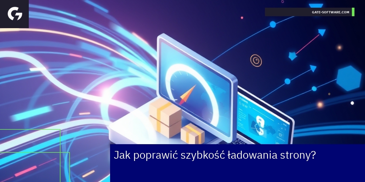 Poprawa szybkości ładowania stron internetowych Ikony związane z szybkim ładowaniem strony