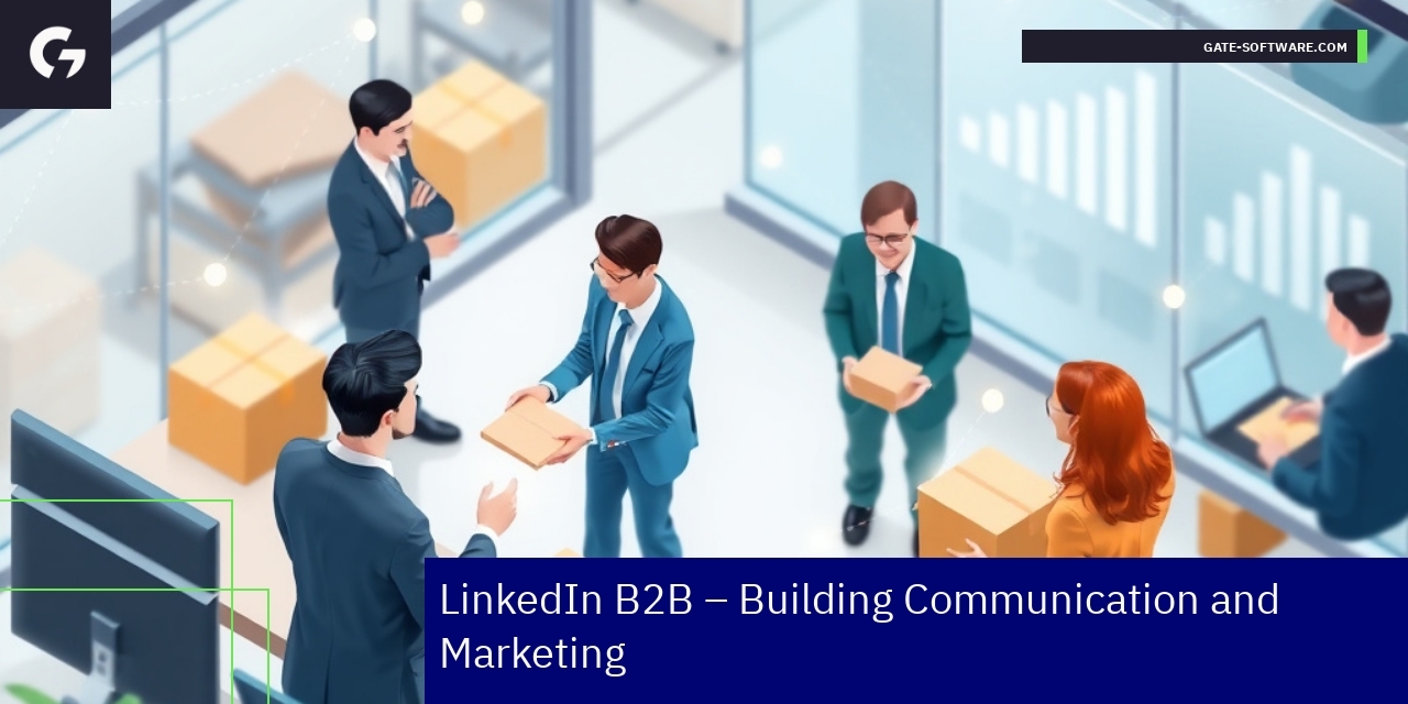 LinkedIn B2B Marketing Strategies and Challenges Business professionals networking on LinkedIn platform