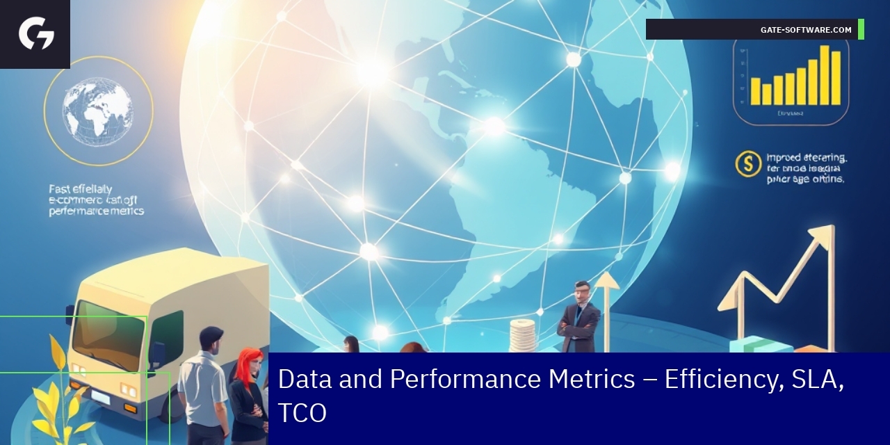 Graphs showing project time, delivery rate, and cost reduction