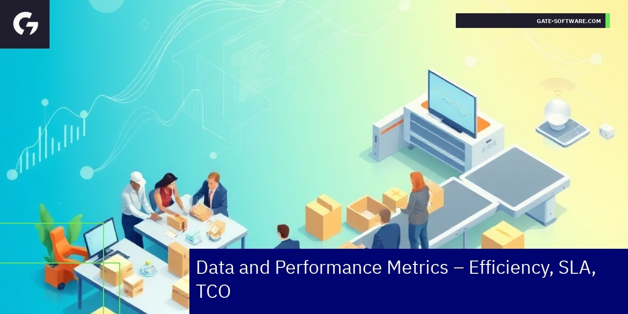 Gate-Software B2B Performance Metrics Overview Charts showing B2B operational metrics and performance