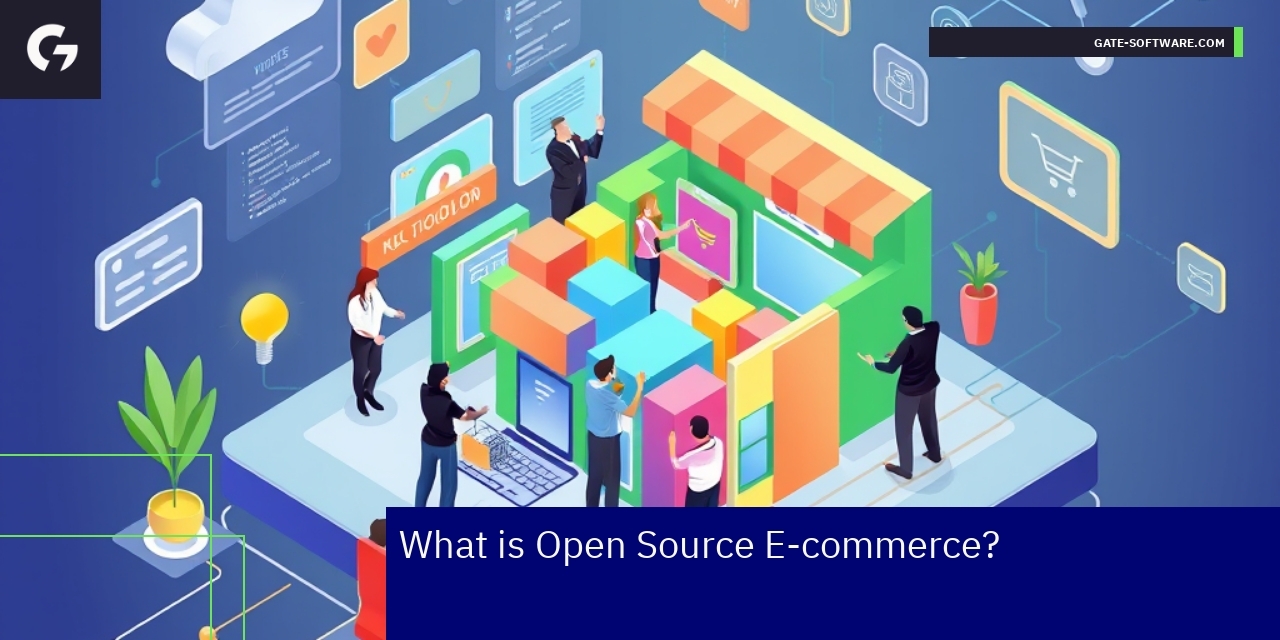 Diagram of open source e-commerce platform features