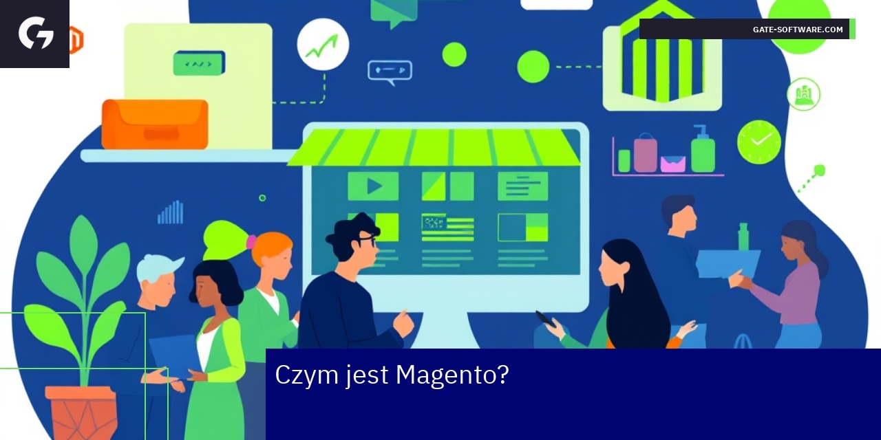 Ilustracja przedstawiająca Magento