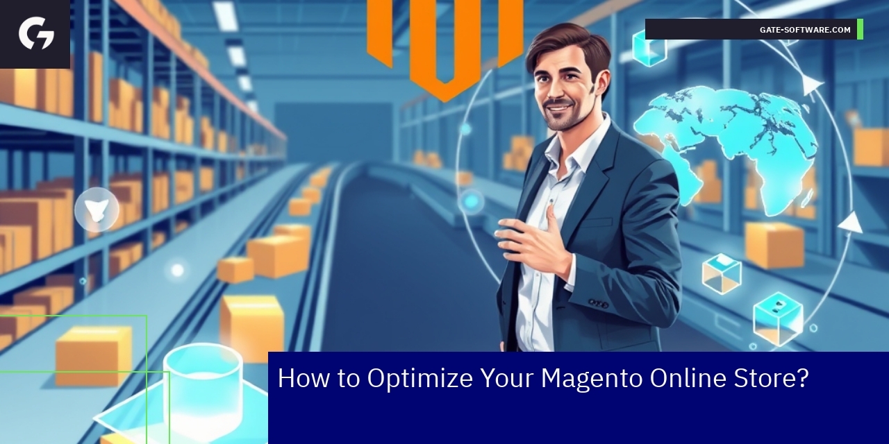 Magento store performance optimization infographic