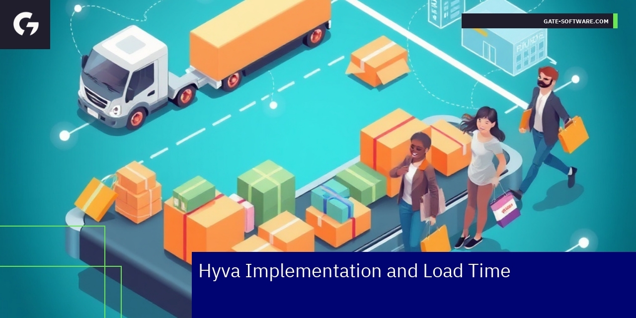 Illustration of fast Magento store with Hyva theme