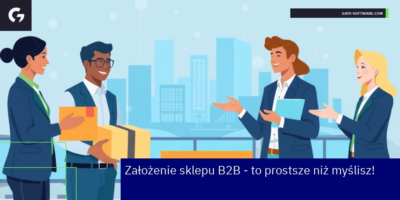 Schemat działania sklepu B2B oraz zarządzanie klientami