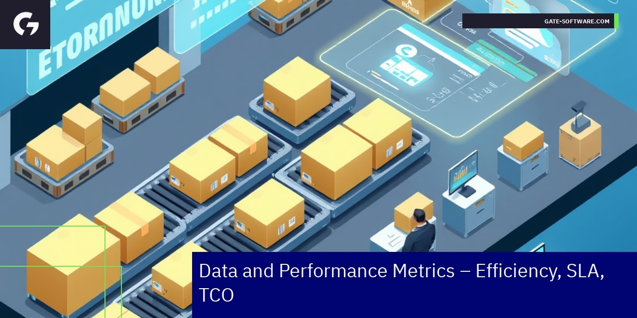 Graphs and icons showing project metrics and uptime