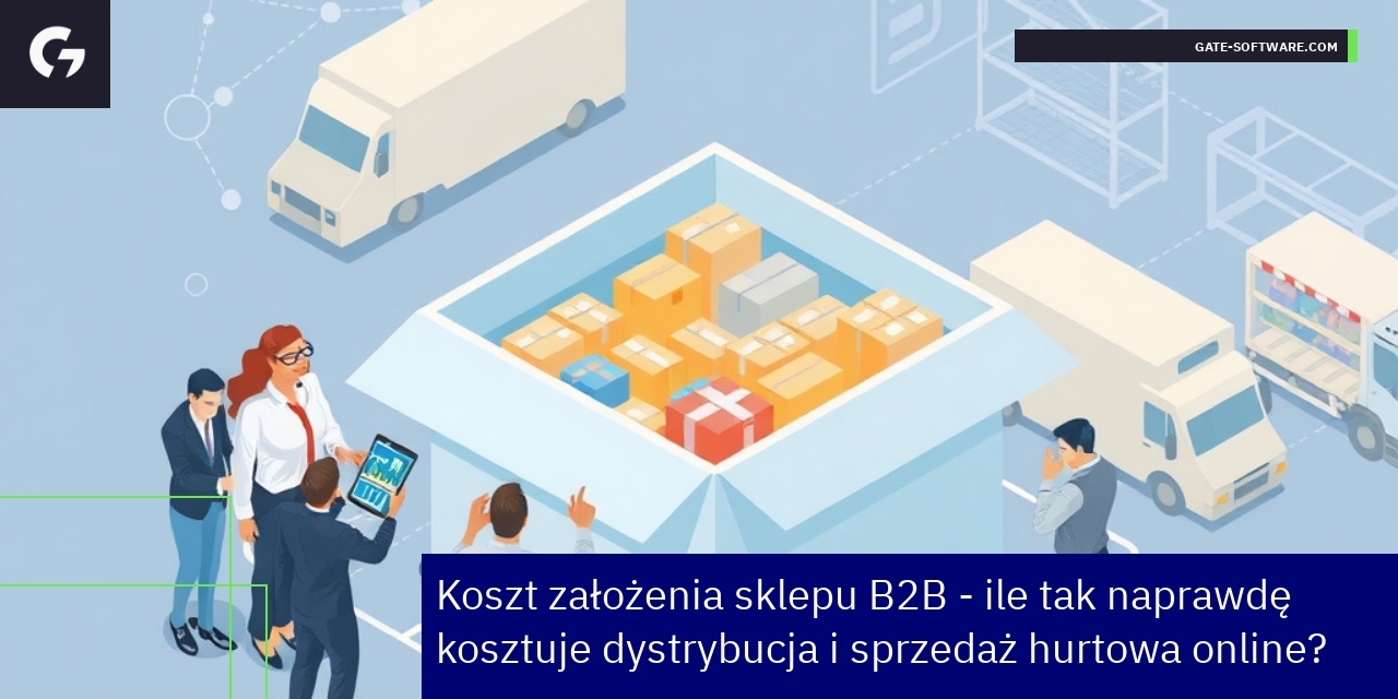 Koszt i proces założenia sklepu B2B oraz integracja hurtowa Schemat integracji sklepu B2B i zarządzania hurtowego