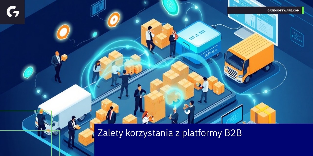 Zalety i wybór platform B2B w biznesie Schemat systemu i platformy B2B w biznesie