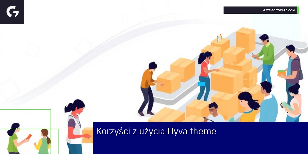 Korzyści z zastosowania Hyva theme w Magento Schemat korzyści Hyva theme dla sklepu Magento