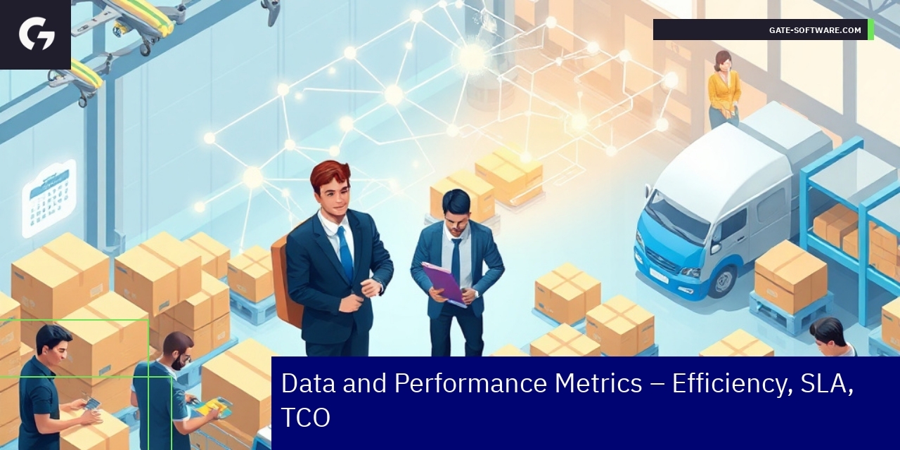 Graphs highlighting key B2B operational metrics