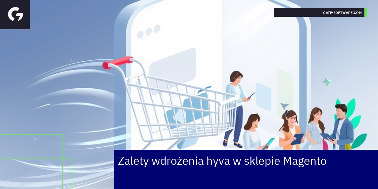 Korzyści z wdrożenia Hyva w Magento Schemat hyva poprawiający wydajność Magento