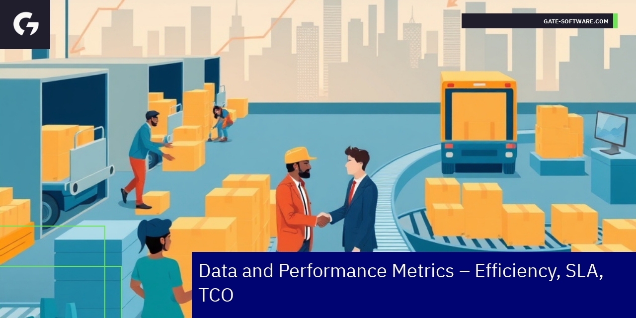 Graphs showcasing B2B performance metrics and data