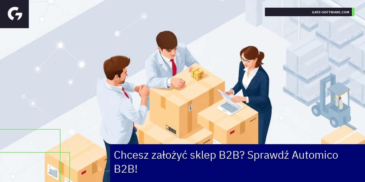 schemat procesu prowadzenia sklepu B2B i obsługi klienta