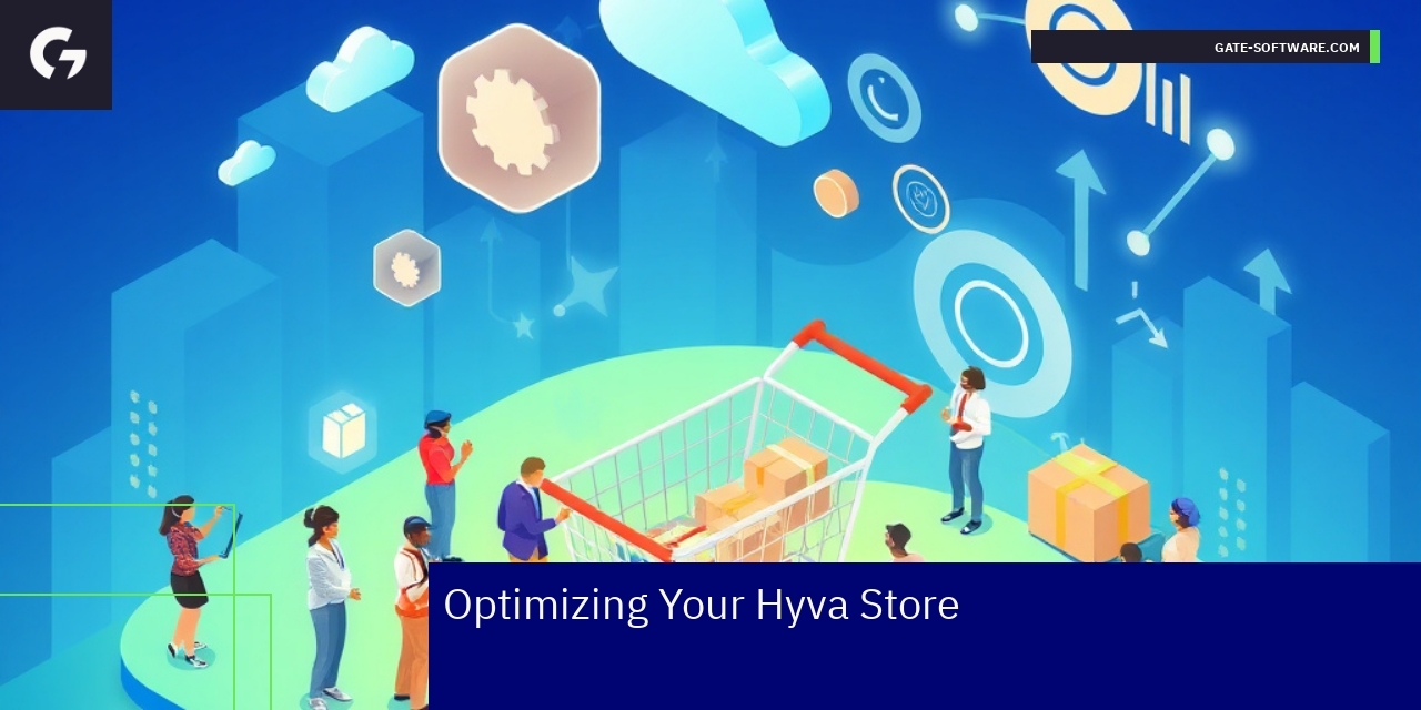 Diagram showing Hyva Store optimization process steps
