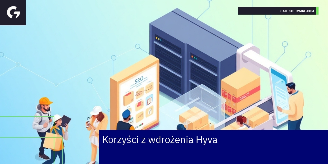 Schemat korzyści wdrożenia Hyva w sklepie Magento