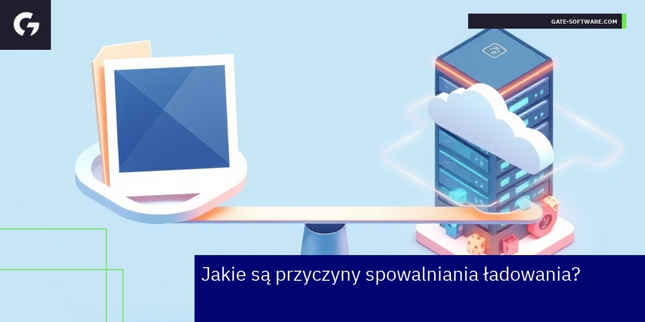 Schemat przyczyn spowolnionej szybkości ładowania stron