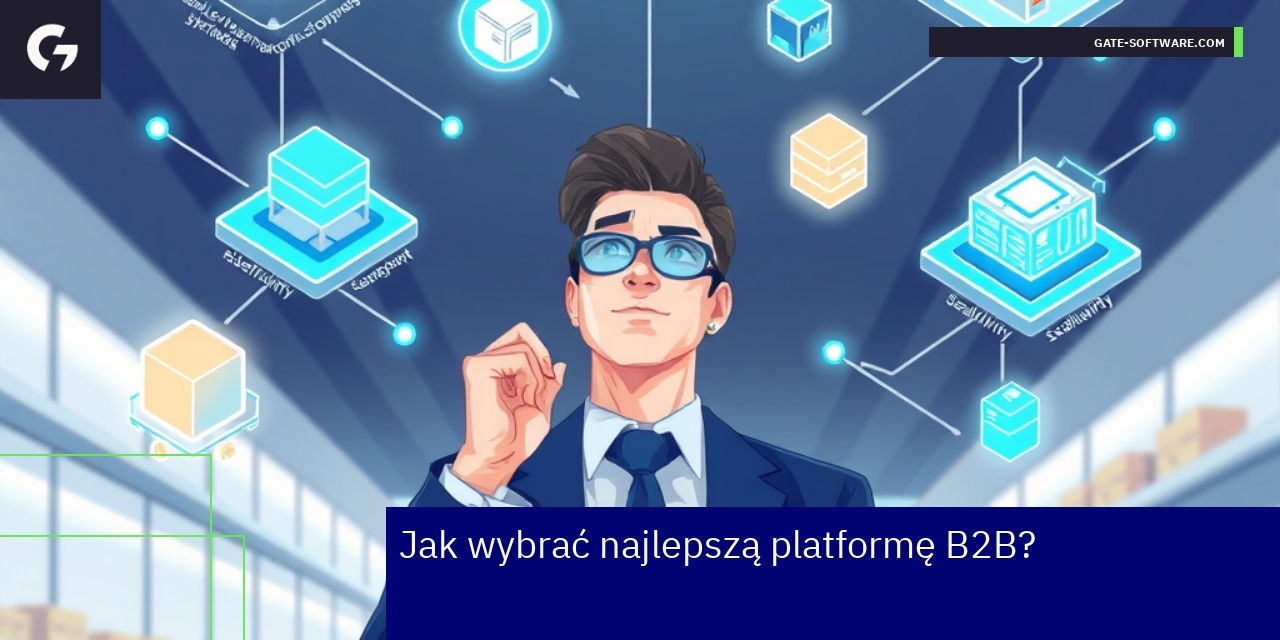 Jak wybrać najlepszą platformę B2B ecommerce Schemat wyboru platformy B2B i elementy systemu