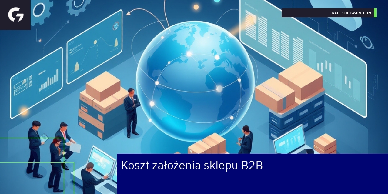 Schemat kosztów i zysków sklepu B2B