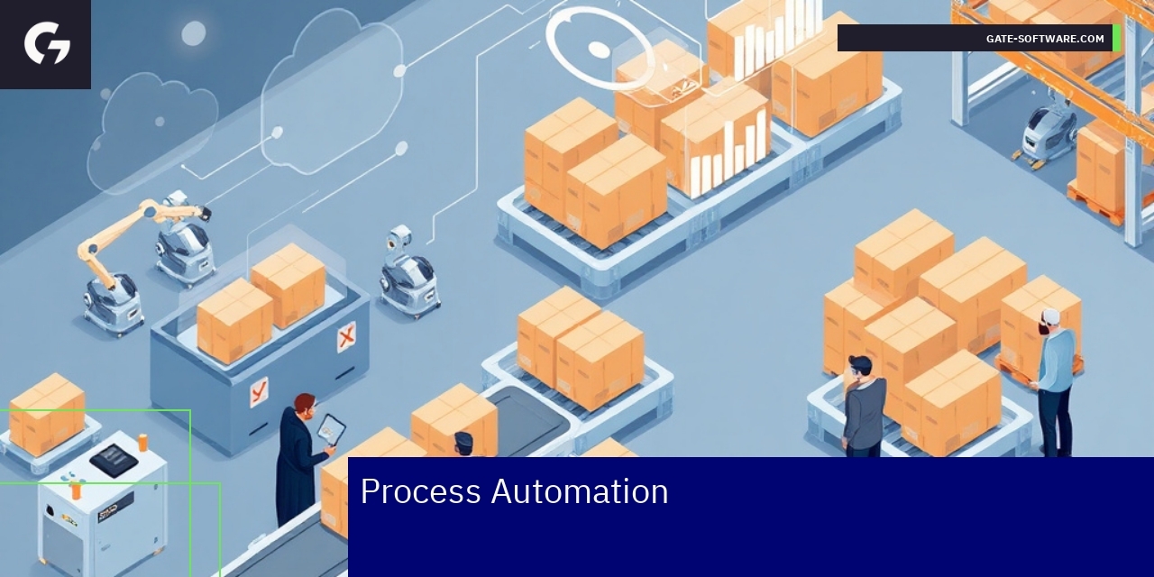 Process Automation in Ecommerce B2B Illustration of automated ecommerce B2B workflow