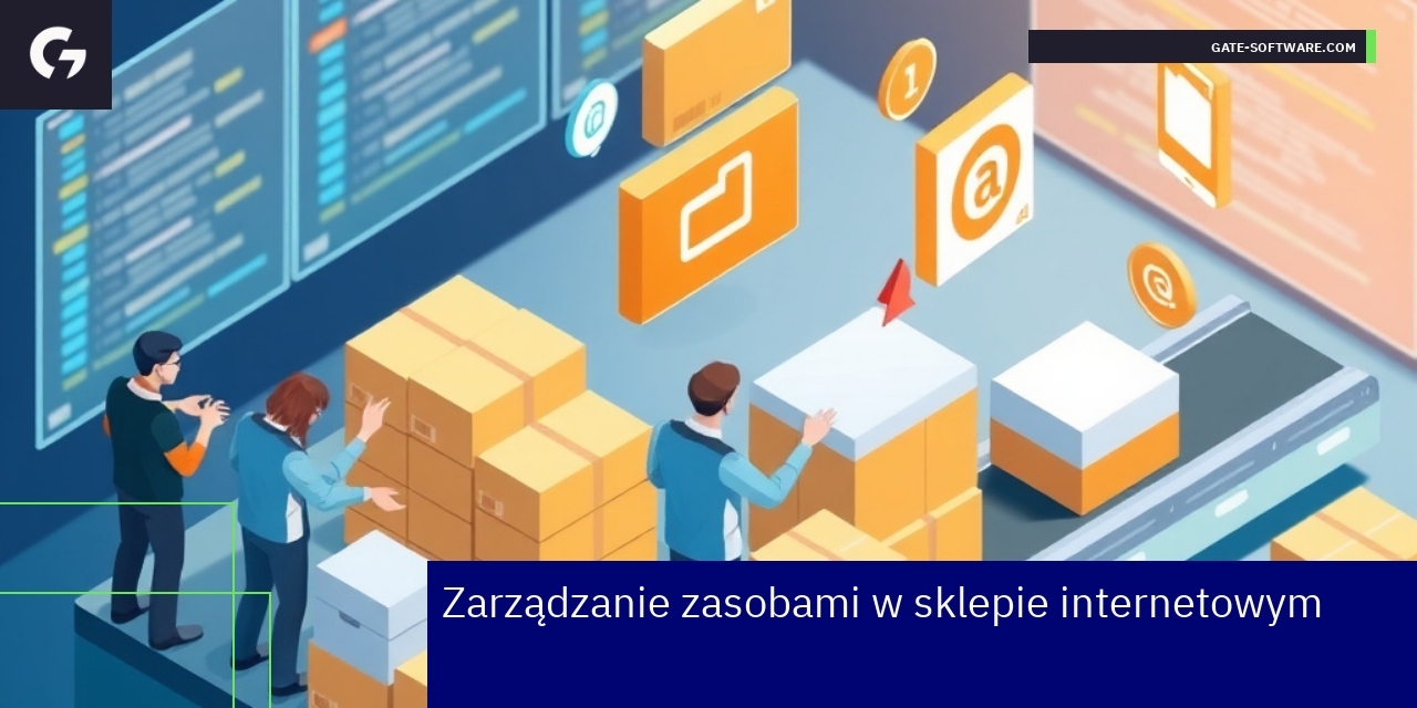 Schemat zarządzania zasobami w sklepie internetowym
