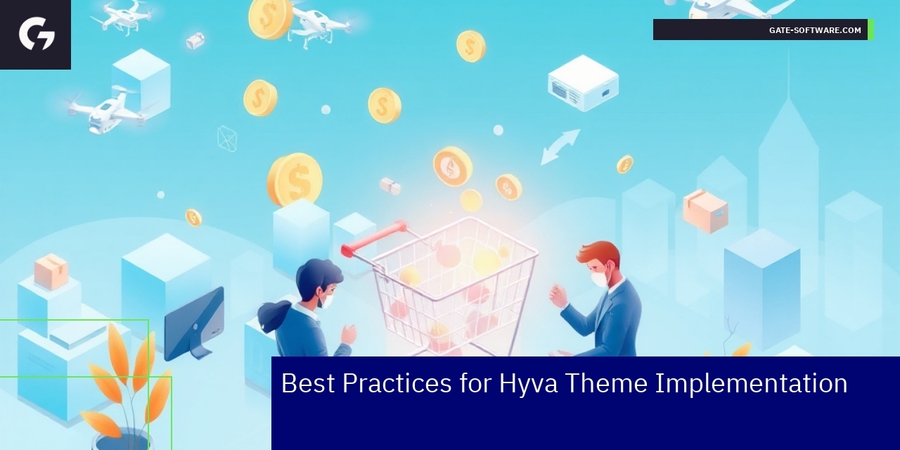 Diagram showing hyva theme development and monitoring