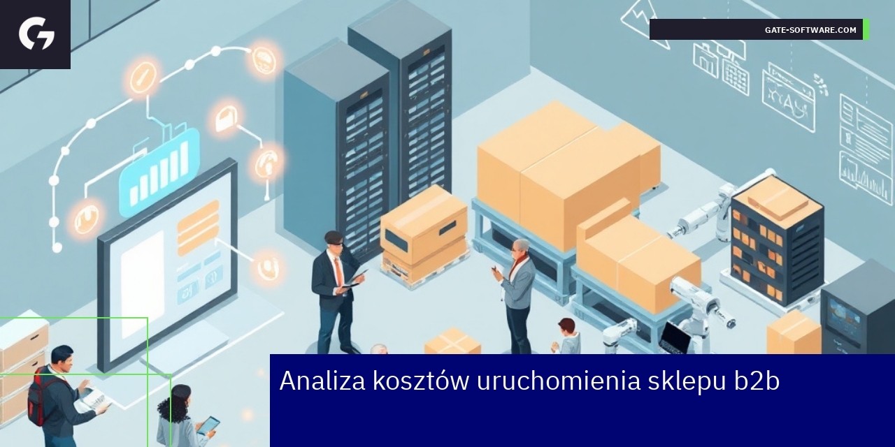 Schemat analizy kosztów sklepu B2B