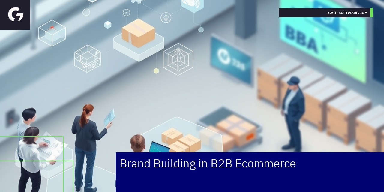 Building Strong B2B Ecommerce Brands Business team discussing ecommerce brand strategy