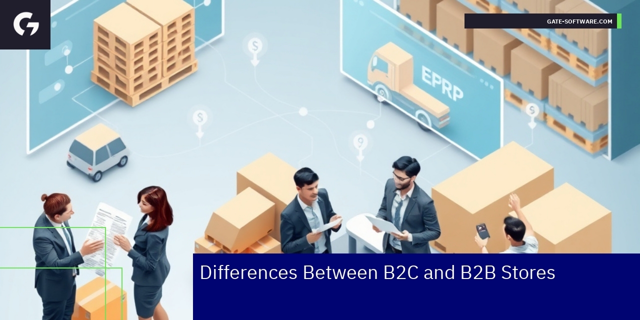 business people discussing B2B ecommerce platform features