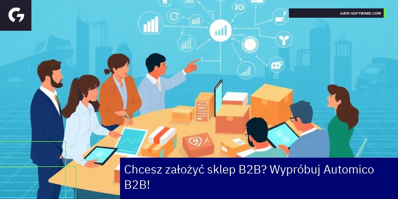 Ekran platformy Automico B2B na urządzeniu mobilnym