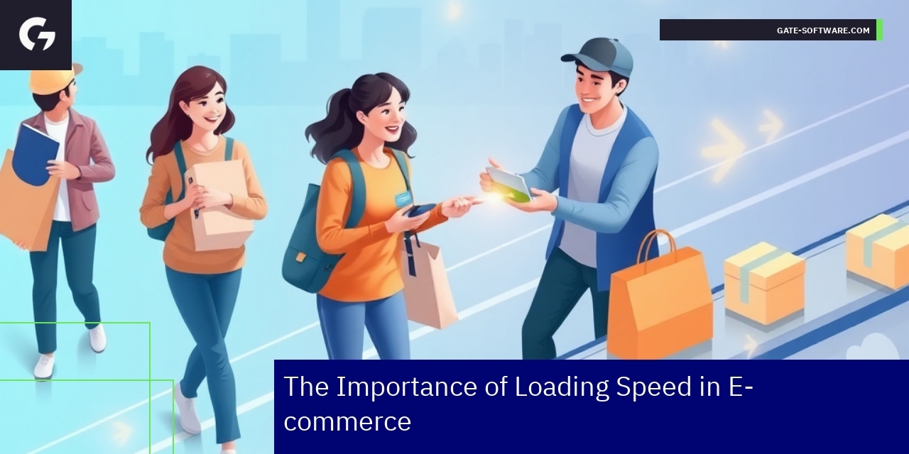 Graph showing e-commerce loading speed benefits