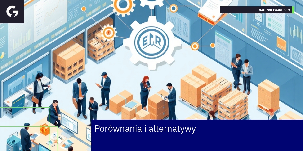 Schemat porównania funkcji i wymagań platform B2B