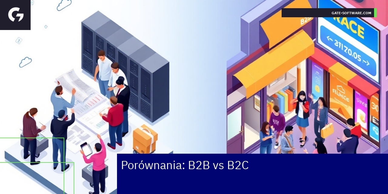 Porównanie strategii marketingowych B2B i B2C Schemat różnic marketingu B2B i B2C
