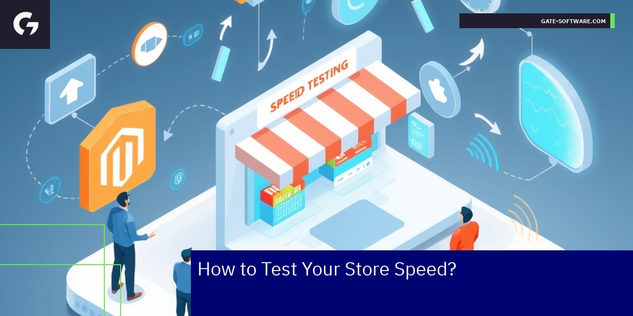Testing Magento Store Speed with Hyva Theme Dashboard showing speed testing tools metrics