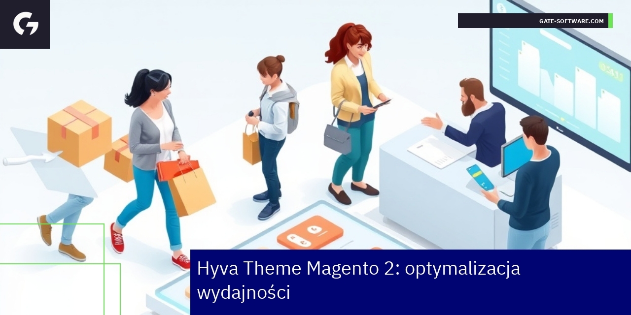 Schemat działania Hyva Theme z szybką stroną