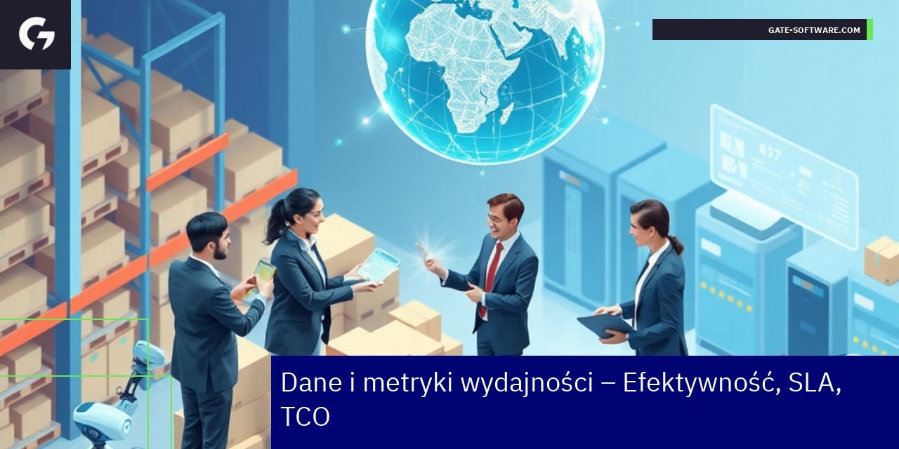 Kluczowe dane efektywności i SLA Gate-Software B2B Wykresy i wskaźniki efektywności projektów B2B